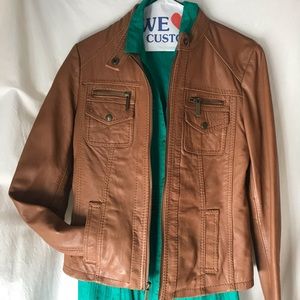 Leather Michael Kors Jacket Unworn